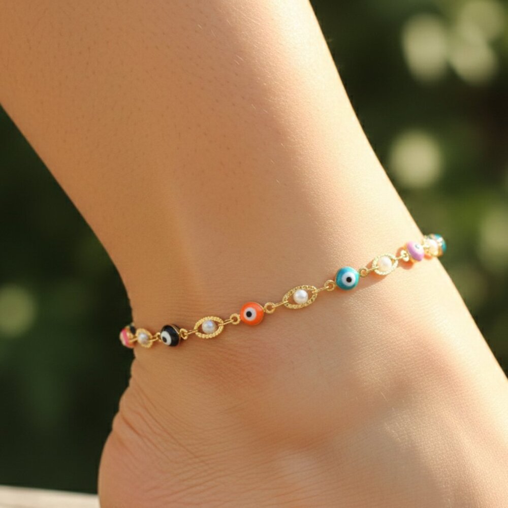 "Elegant Handmade Anklet – Delicate Jewelry for Women, MAR091997
